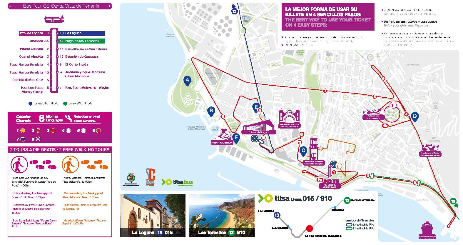 Pdf map Santa Cruz de Tenerife