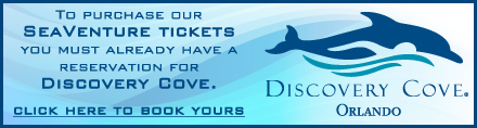 Discovery Cove Tickets bookable here